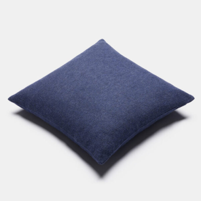 Alpaka Exclusive Fishbone Wool Kussen Blue / Gray | 40 x 40 cm