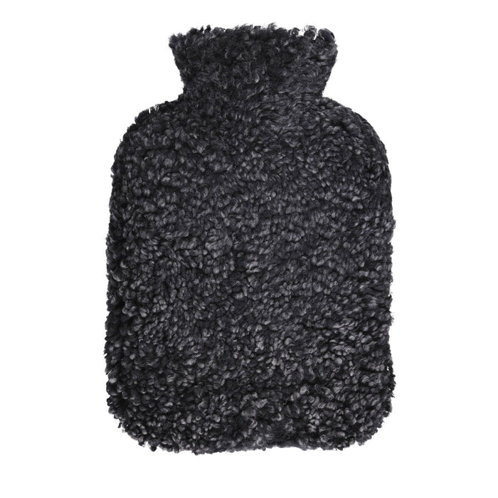NC Living Hot water bottle. Curly Hot Water Bottle Anthracite