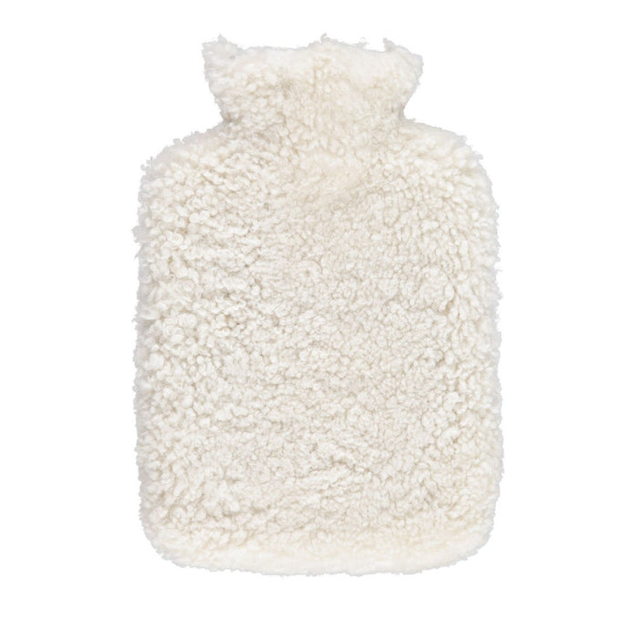 NC Living Hot water bottle. Curly Hot Water Bottle Pearl