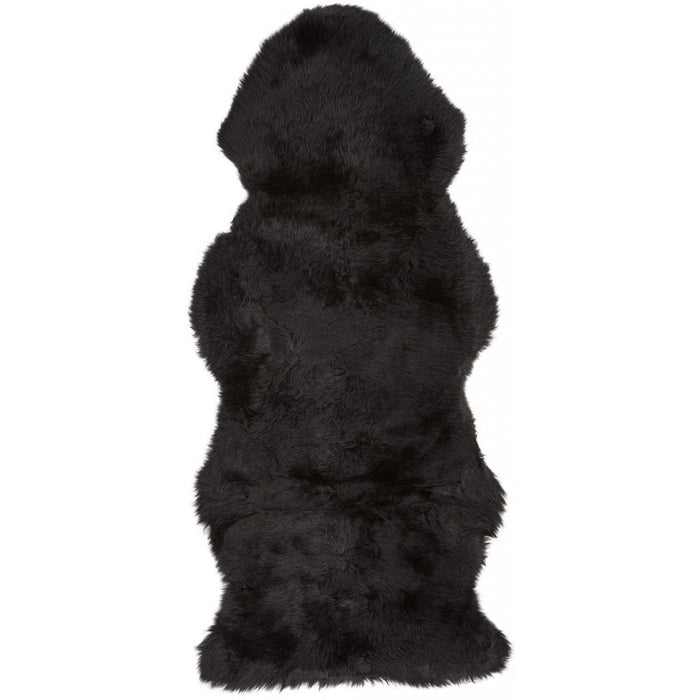 NC Living New Zealand Sheepskin - Longwool | 135 cm. Skins Black