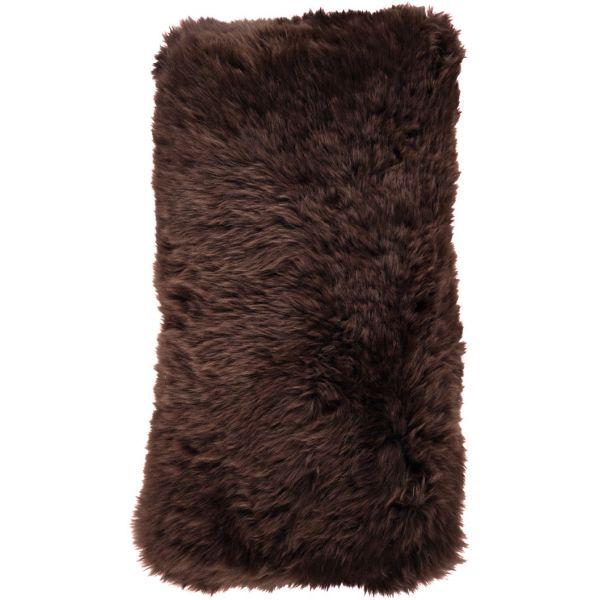 NC Living New Zealand sheepskin Cushion - LongWool | 28x56 cm. Cushions Chocolate
