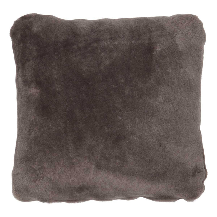 NC Living Premium Quality, New Zealand Cushion, 12mm Moccasin. Size: 40x40 cm Cushions Dark Grey