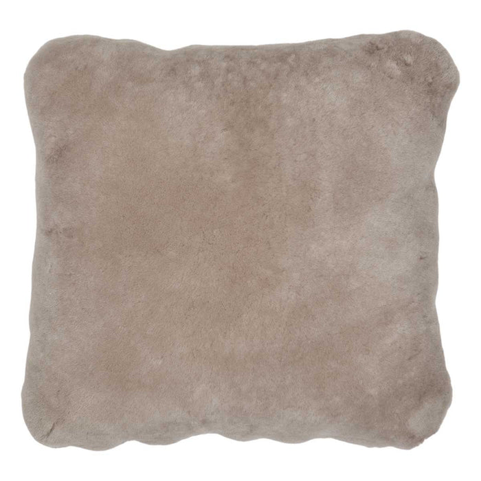 NC Living Premium Quality, New Zealand Cushion, 12mm Moccasin. Size: 40x40 cm Cushions Silver Grey