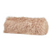 NC Living Tibetan Sheepskin Cushion | Bolster collection | ÃƒËœ 20, L 52 cm. Cushions Warm Sand
