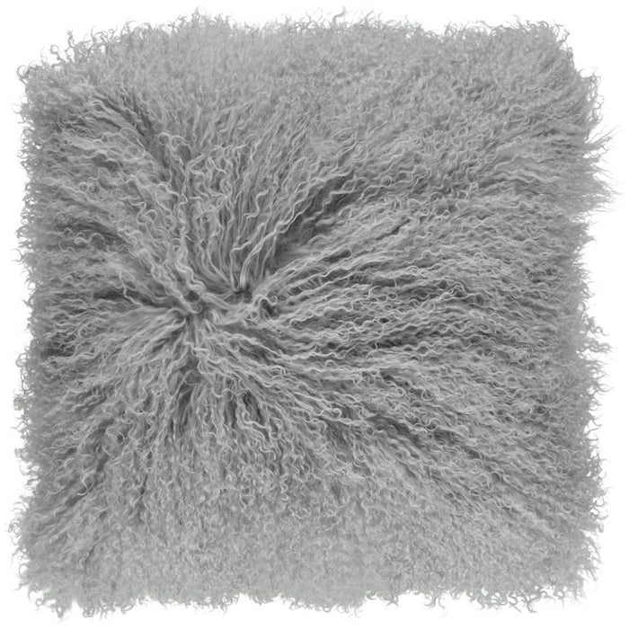NC Living Tibetan sheepskin Cushion | 40x40 cm. Cushions Light Grey