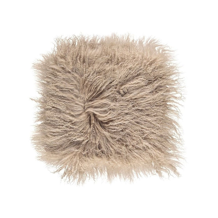 NC Living Tibetan sheepskin Cushion | 40x40 cm. Cushions Warm Sand